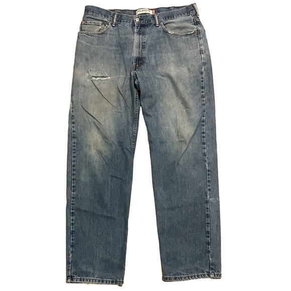 Levi's 550 Relaxed‎ Fit Straight Blue Medium Wash Denim Jeans Men’s Size 38X34 - Picture 1 of 4